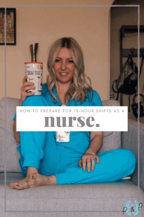 Everything you need to do to prep for a 12-hour shift at the hospital. #nurse Nurse Schedule, 12 Hour Shift, Nurse Skills, Nursing School Inspiration, Working Night Shift, Labor Delivery Nursing, 12 Hour Shifts, Nursing School Survival, Career Fields