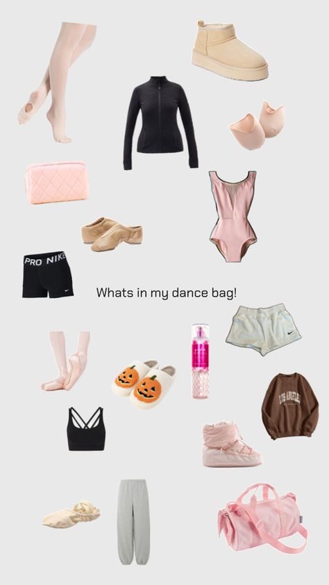 Ballet Bag Essentials List, Ballet Bag Essentials, Dance Bag Essentials, Bag Essentials List, Ballet Fits, Dance Essentials, Ballet Bag, Essentials List, Dance Bag