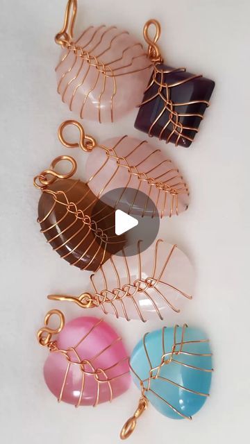 Wire Wrap Stones, Wire Wrapping Stones, December 21, Wire Crafts, 1k Views, Wire Wrap, Wire Jewelry, Wire Wrapping, Handmade Jewelry