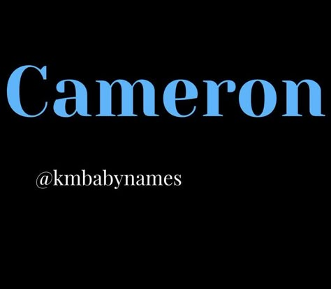 C Boy Names, Cameron Name, Black Baby Names, Names Boy, Nike Art, Black Baby, Black Babies, Baby Boy Names