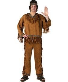 Fun World Men's Native American, Brown, STD. Up to 6' / 200 lbs Best Halloween Costumes & Dresses USA Western Fancy Dress, Indian Warrior, Fancy Dress Halloween Costumes, Warrior Costume, Plus Size Costume, Native American Warrior, Native American Men, Book Week Costume, Costumes For Teens