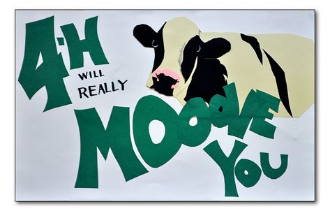 4h Dairy Poster Ideas, 4 H Poster Ideas Projects, 4h Designs, 4h Poster Ideas Projects, 4h Poster Ideas, 4 H Poster Ideas, 4-h Poster Ideas, Going Dairy Free, Ffa Banquet