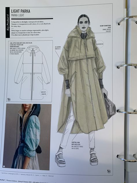 2023ss Trend Fashion, 2023 Fashion Trends Forecast, Raincoat Design, Sports Day Outfit, Fashion Sketches Men, Raincoat Fashion, Flat Drawings, Flat Sketches, Fashion Sketchbook