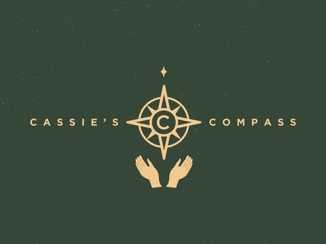 https://dribbble.com/shots/5324608-Cassie-s-Compass-Logo Compass Branding, Compass Logo, Adventure Logo, Graphic Design Cards, Compass Design, Compass Rose, Heart Logo, Magazine Layout, Modern Logo