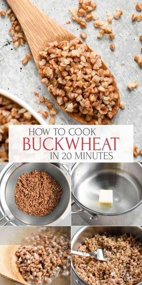 How To Cook Buckwheat, Buckwheat Recipes, Buckwheat Groats, Dehydrated Food, Sem Lactose, Sweet Breakfast, Buckwheat, Kitchen Recipes, Easy Cooking