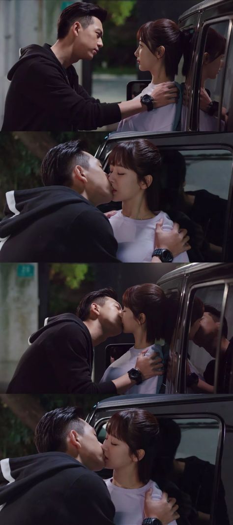 #romantic kiss scene in Go Go Squid: Episode 38 Recap - C-Drama Love #gogosquid C Drama Kiss, Fangleng Xiaoqi, Han Shangyan, Go Go Squid, Surprise Kiss, C Drama, Li Xian, Drama Fever, Romantic Kiss