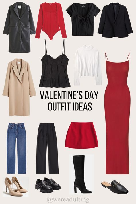 This post is all about Valentine's day outfit ideas perfect to wear on date night. Valentine’s Date Outfit, Valentines Date Outfit Night, Valentines Day Dinner Outfits For Women, Valentines Date Outfit Night Dinners, Valentine’s Day Date Night Outfit, Valentine Date Night Outfits, Valentine’s Day Outfit Ideas, Valentines Day Date Night Outfit, Valentines Dinner Outfit