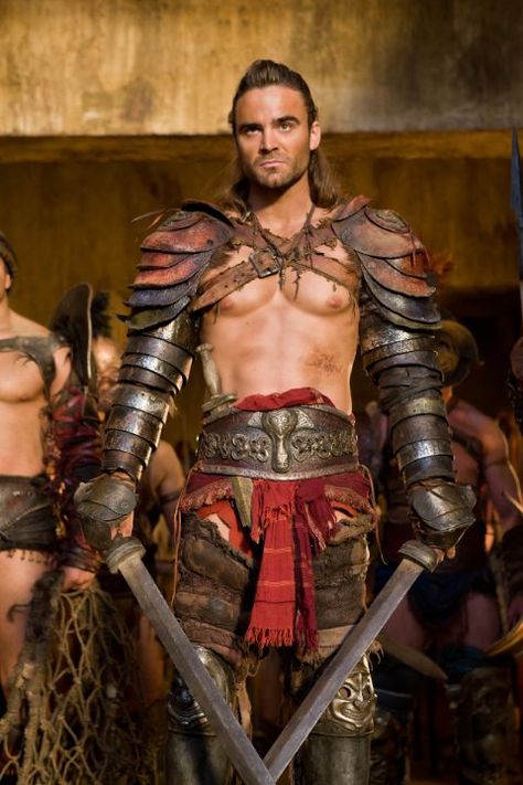 Spartacus Vengeance, Dustin Clare, Spartacus Series, Gods Of The Arena, Spartacus Blood And Sand, Sci Fi Comics, Fantasy Male, Swords, Serie Tv