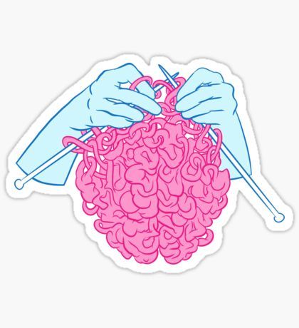 Pegatinas | Redbubble Brains Drawing, Neuro Science, Subaru Accessories, Brain Sticker, Medical Stickers, Stickers Cool, Brain Art, Tumblr Stickers, Cool Stickers