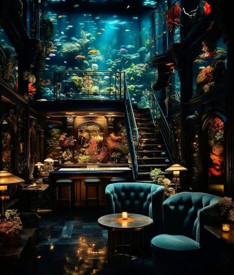 Underwater House, House Flippers, Ocean Resort, Greenhouse Interiors, Building House, Outdoor Restaurant, Fantasy House, Home Building Design, Forest House