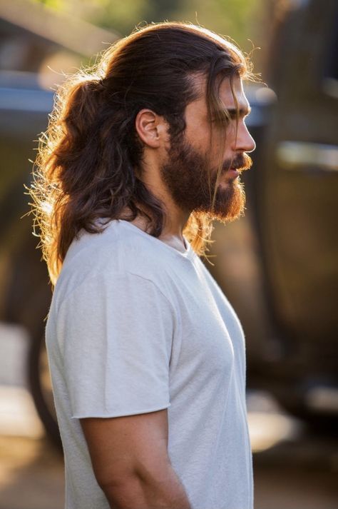 Canyaman Actor, Long Haircuts For Men, Trending Hairstyles For Men, Man Bun Hairstyles, Mens Hairstyles With Beard, Guy Haircuts Long, Long Haircuts, Men's Long Hairstyles, Men Haircut Styles