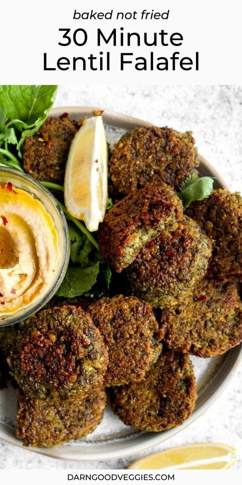 Easy Lentil Recipes, Lentil Falafel, Soup Dinner Recipes, Dinner Recipes Soup, Green Lentil Recipes, Woman Eyes, Veggie Patties, Seasonal Eating, Falafel Recipe