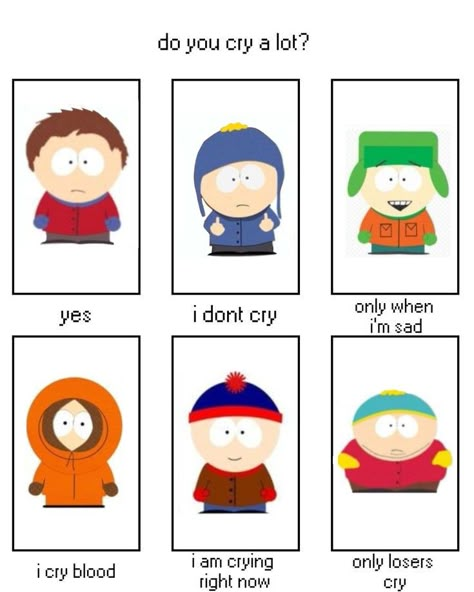 Southpark Kinnie Bingo, South Park Headcanons, South Park Style, Craig South Park, South Park Videos, South Park Memes, Style South Park, Creek South Park, South Park Funny