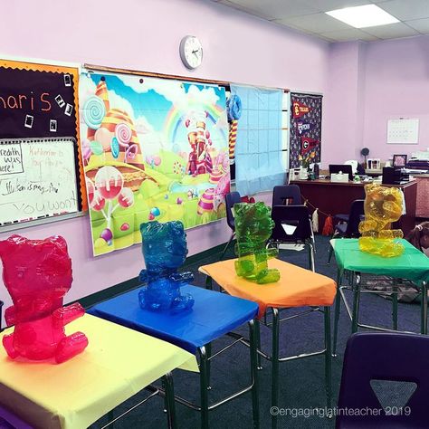 Candyland Classroom Transformation Middle School Procedures, Candyland Classroom, Candy Theme Classroom, Candyland Games, School Procedures, Literature Lessons, Teaching Philosophy, Classroom Expectations, Classroom Procedures