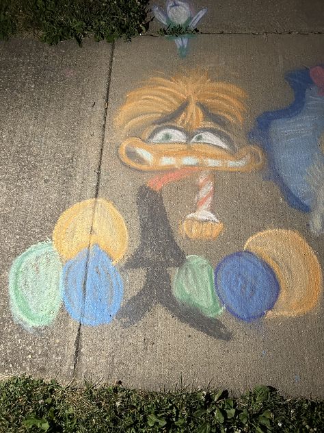 Inside Out Chalk Art, Chalk Art, Drawing Ideas, Chalk, Inside Out, Drawings, Memes, Quick Saves, Art