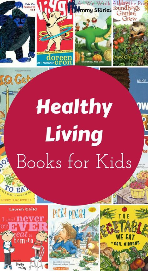 Great book list for Exploring Creation with Anatomy and Physiology: Healthy living books for kids Healthy Habits Preschool, Healthy Eating Books, Healthy Book, Ju Jitsu, The Body Book, Living Books, Health Books, Preschool Books, Parenting Books