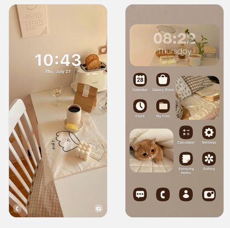 #android#samsung#aesthetic Samsung A54 Aesthetic, Samsung Tablet Wallpaper Aesthetic, Samsung Homescreen Layout Ideas, Samsung Aesthetic, Samsung Themes, Android Widgets, Paul Ahn, Samsung Home, Galaxy Theme