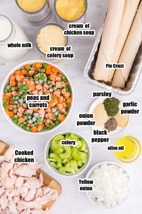 Chicken Pot Pie Recipe Freezer, Chicken Pot Pie Recipe To Freeze, Chicken Pot Pie Frozen Crust, Freezer Chicken Pot Pie Casserole, Chicken Pot Pie Stove Top, Chicken Pot Pie Dinner Sides, Chicken Pot Pie Meal Prep, Chicken Pot Pie Recipe Healthy, Postpartum Lunch Ideas