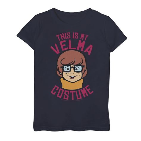 Girls 7-16 Scooby-Doo "This Is My Velma Costume" Halloween Graphic Tee Velma Costume Halloween, Velma Costume, Birthday Sleepover Ideas, Creepy Vintage, Vintage Halloween Costume, Images Disney, Halloween Graphic Tees, Halloween Graphic, Girls Graphic Tee