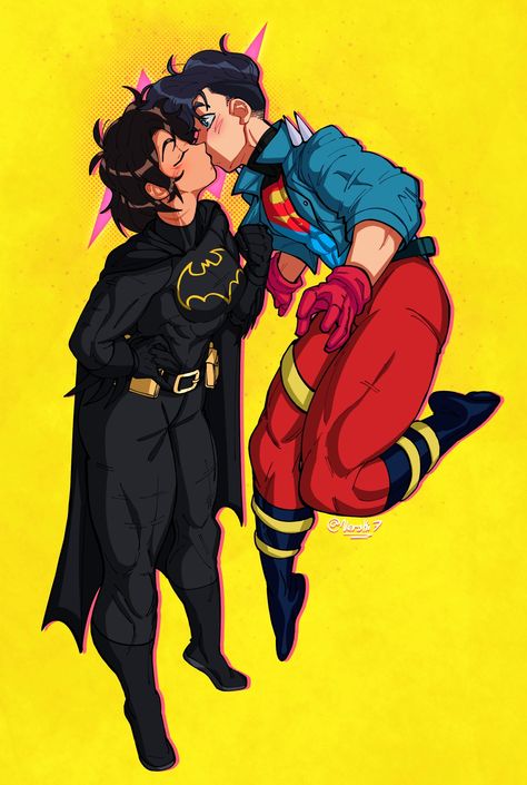 Superboy X Cassandra Cain, Connor Kent And Cassandra Cain, Cassandra Cain X Conner Kent, Connor Kent, Batgirl Cassandra Cain, Batman Redesign, Amor Anime, Cassandra Cain, Batman Funny