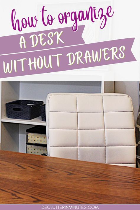 Desktop organizers that will help keep your desk free of clutter and get more work done quickly without the distraction of searching for things. Choose organizers that fit your decor. #desktoporganizer #deskorganizer #deskorganizerwithnodrawers Easy Organizing Ideas, Diy Organization Hacks, Diy Kitchen Organization, Life Organization Tips, Diy Closet Organization, Diy Organization Ideas, Kitchen Organization Tips, Home Organization Tips, Kitchen Organization Diy