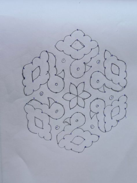 Telugu Rangoli Designs, 15 8 Rangoli, Rangoli Designs With Dots 15-8, 15 Dots Muggulu, Simple Dot Rangoli, Thipkyanchi Rangoli, Simple Rangoli Designs With Dots, Simple Rangoli With Dots, Simple Art Designs