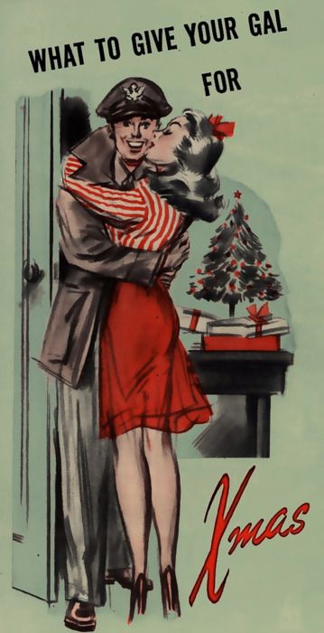 Vintage Soldier, Christmas Ads, Soldier Christmas, Pulp Covers, Vintage Christmas Images, Christmas Ad, Vintage Classics, Vintage Pin Up, Clip Art Vintage