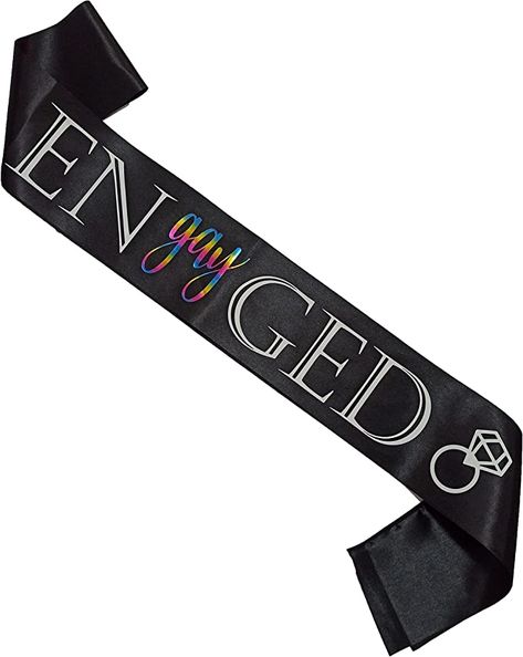 Lgbtq Decor, Pride Month Parade, Best Man Duties, Engagement Party Decor, Bachelorette Party Sash, Women's Sash, Pride Lesbian, Gold Bachelorette, Groom To Be