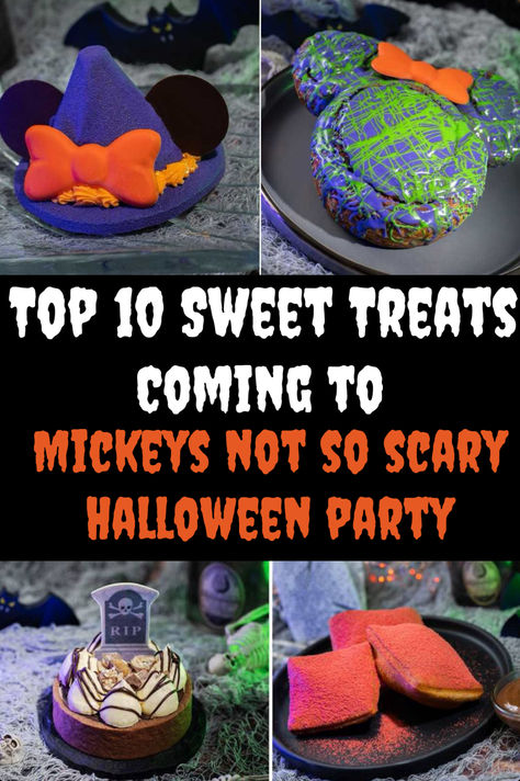 My mouth is already watering!
Mickey’s Not So Scary Halloween Party does not only bring the best characters, parades and festivities to Disney World, it also brings the best sugary snacks!

So, if you have a sweet tooth, you have to head to the parks during the Halloween period and try these 10 decadent treats in 2024. Disney Not So Scary Halloween Party, Mickey Not So Scary Halloween Party, Mickeys Not So Scary Halloween Party, Disney Halloween Treats, Scary Halloween Party Food, Disney Halloween Party, Disney's Halloween Treat, Scary Halloween Food, Disney Halloween Parties