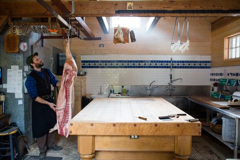 Farmstead Meatsmith Membership | Farmstead Meatsmith At Home Butcher Shop, Home Meat Processing Room, Home Butcher Shop Ideas, Butcher Room Ideas, Home Butcher Shop, Meat Processing Room Ideas, Meat Processing Room, Butchering Station, Butcher Room