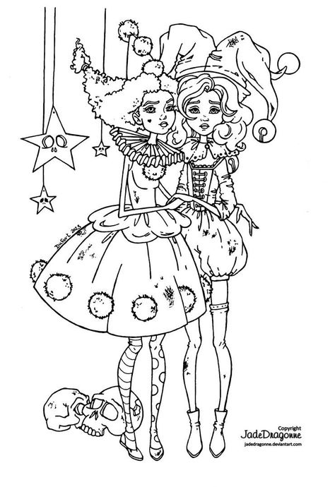 Clown Coloring Pages, Diy Coloring Books, Blank Coloring Pages, Adult Colouring Printables, Abstract Coloring Pages, Cute Clown, Colouring Printables, Adult Coloring Book Pages, Sketchbook Art Journal