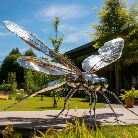 metal dragonfly sculpture,dragonfly sculpture,dragonfly sculpture for sale,large dragonfly sculpture,dragonfly garden sculpture,large dragonfly garden sculpture,outdoor dragonfly sculpture,sculpture dragonfly,large metal sculpture,animal sculpture Welded Sculpture, Dragonfly Sculpture, Dragonfly Yard Art, Metal Dragonfly, Blueberry Farm, Modern Art Styles, Garden Courtyard, Courtyard Design, Sculptures For Sale