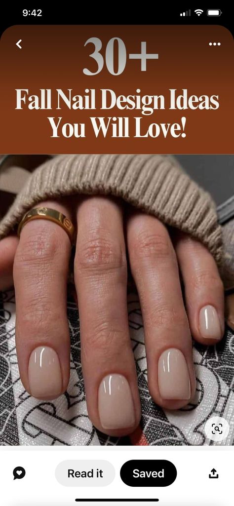 November Nails Fall Short Brown, Nails September 2024 Short, French Manicure Nails Short Square, Neutral Nails Ombre Simple, October Fingernails, Nail Ideas For September 2024, Gel Nail With Accent Nail, November Nail Designs Short, October Neutral Nails