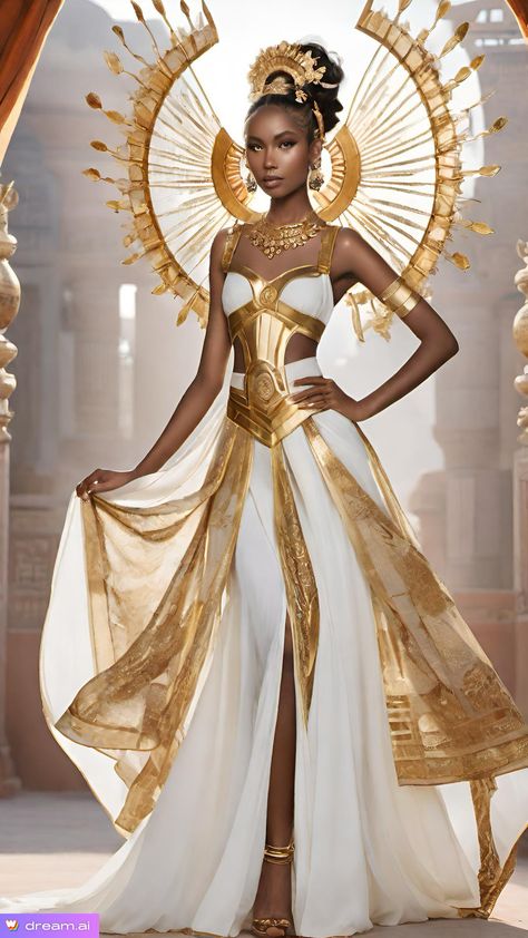 Egyptian Outfit Ideas, Egyptian Clothing Women, Egyptian Style Dress, Egyptian Queen Costume, Egyptian Outfit, Ancient Egypt Fashion, Egyptian Clothing, Drag Queen Outfits, Goddess Costume