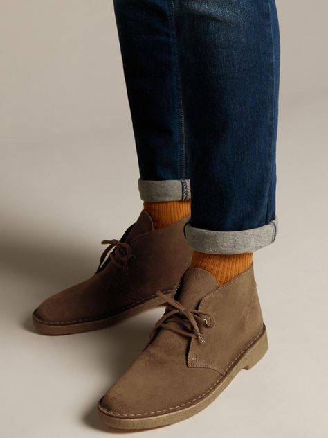 Mens Desert Boots Outfit, Desert Boots Women Outfit, Desert Boots Outfit Women's, Desert Boots Men Outfit, Clark Desert Boots, Desert Boots Outfit, Clarks Desert Boots, Gents Style, Desert Boots Women