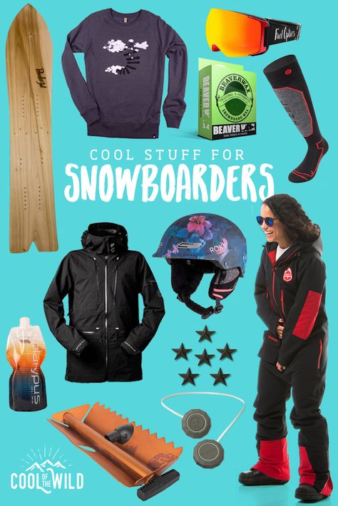 Get ready to hit the slopes in style with this selection of super cool stuff for snowboarders Snowboard Accessories, Snowboarding Gifts, Super Cool Stuff, Snowboard Gear, Useful Items, Snowboarding Accessories, Snowboarding Outfit, Snowboarding Gear, White Powder