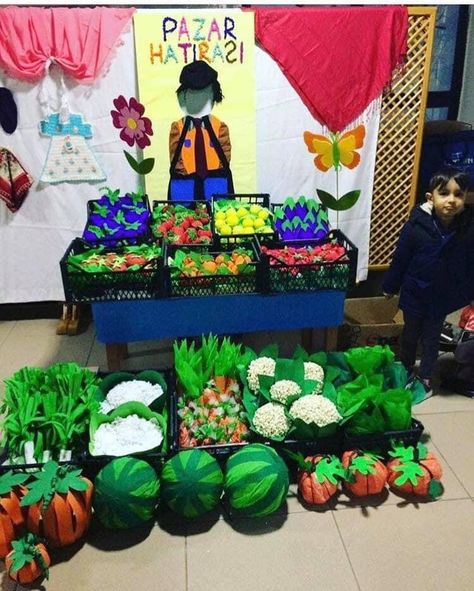 Vegetable Crafts, Fruit Crafts, Dramatic Play Preschool, Class Room, Dramatic Play, School Decorations, School Crafts, Preschool Crafts, Preschool Activities