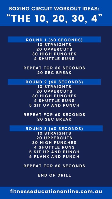 Boxing, Bootcamp, Bootcamp Workouts This is a 3 round drill with each drill being 60 seconds each. Round 1 (60 seconds) 10 straights 20 uppercuts 30 high punches 4 shuttle runs Repeat for 60 seconds 20 sec break Round 2 (60 seconds) 10 straights 20 uppercuts 30 high punches 4 shuttle runs 5 sit up and punch Repeat for 60 seconds 20 sec break Round 2 (60 seconds) 10 straights 20 uppercuts 30 high punches 4 shuttle runs 5 sit up and punch 6 plank and punch Repeat for 60 seconds End of drill How To Increase Flexibility, Bootcamp Games, Boxing Circuit, At Home Hiit Workout, Boxing Workout Routine, Boxing Routine, Best Stretching Exercises, Full Body Circuit Workout, Home Boxing Workout