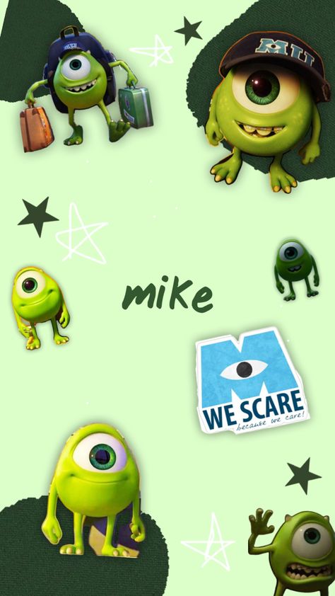 Monster Company Wallpaper, Mike Wazowski Wallpapers Aesthetic, Monsters Inc Wallpaper Iphone, Mike Wazowski Wallpapers, Monsters University Wallpaper, Monster Company, Disney Movies List, Monsters Inc University, Mike From Monsters Inc