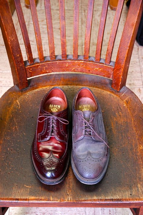 Shell Cordovan Shoes, Alden Shoes, Cordovan Shoes, Wingtip Shoes, Bespoke Shoes, Horween Leather, Mens Fashion Classic, London Shoes, Mens Shoes Boots