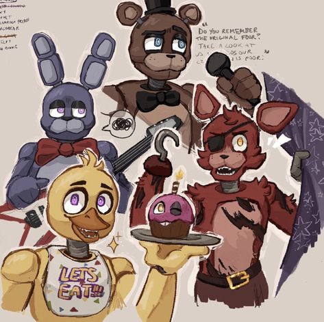 Fnaf 1 Freddy, Animatronic Fnaf, Fnaf 1, Fnaf Movie, Fnaf Funny, Fnaf Characters, Stuff And Thangs, Fnaf Drawings, Fnaf Art