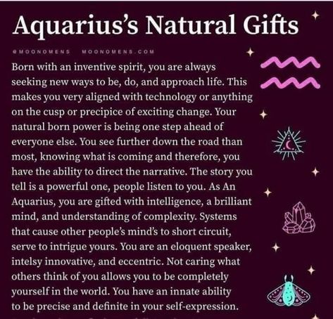 Astrology 101, Aquarius Aesthetic, Aquarius Life, Aquarius Truths, Planet Signs, Sagittarius Women, Aquarius Quotes, Intj Personality, Age Of Aquarius