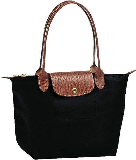 Amazon.com: Longchamp Pliages Black Medium Tote Bag Purse : Clothing, Shoes & Jewelry Le Pliage Medium, Longchamp Le Pliage Medium, Medium Tote Bag, Nylon Tote Bags, Tote Bag Purse, Medium Tote, Longchamp Le Pliage, Black Media, Shoes Jewelry