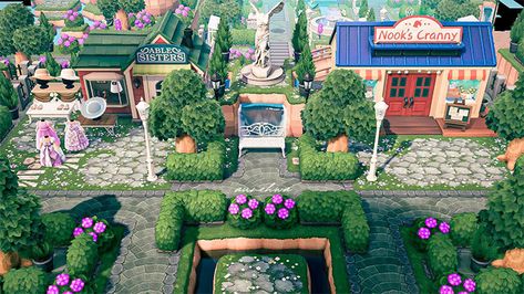 20 ACNH Shopping Center, Marketplace & Shop Ideas – FandomSpot Shopping District, Animal Crossing 3ds, Animals Crossing, Ac New Leaf, Animal Crossing Guide, Animal Crossing Wild World, Animal Crossing Villagers, Acnh Inspo, New Animal Crossing