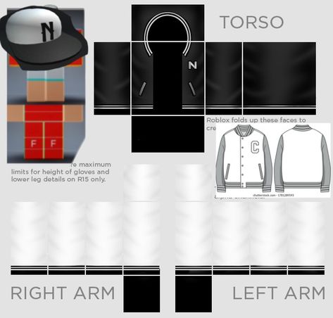 Roblox Jacket Template, Jacket Template, Roblox Template, Clothing Templates, Roblox Clothes, Art Lessons Middle School, Y2k Emo, Roblox Shirt, Shirt Template