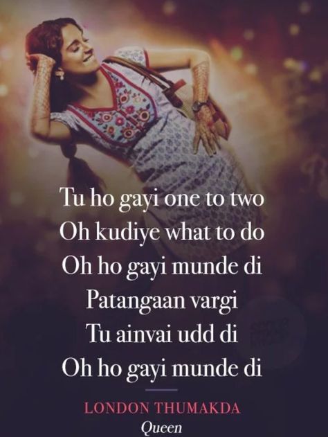 London Thumakda, Hindi Shayari Love, Beautiful Lyrics, Love Actually, Best Songs, Song Lyrics, Singing, London, Songs