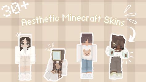 Skinseed Minecraft Skins, Skin Video, Modded Minecraft, Minecraft Addons, Aesthetic Minecraft, Minecraft Girl Skins, Tv Head, Minecraft Mods, Minecraft Skin