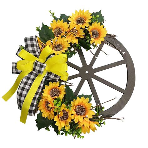 Wagon wheel decor