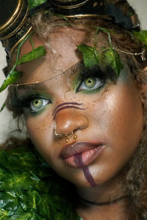 Faerie Makeup, Fairy Costume Diy, Happy Black, Fairy Makeup, Fairy Costume, Costume Makeup, Diy Costumes, Nostril Hoop Ring, Halloween Makeup