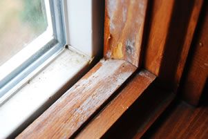 Refinish Window Sill, Paint Stripping, Stained Trim, Lake Property, Painting Hacks, Easy Home Improvement Projects, Window Sills, Aged Wood, Home Improvement Loans